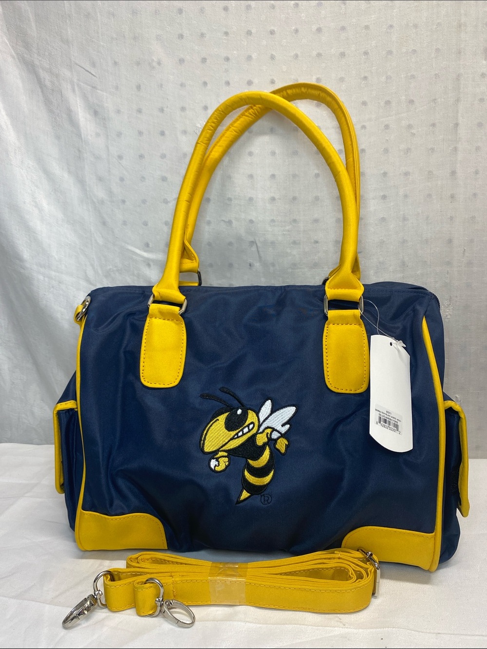 Georgia Tech Yellow Jackets NCAA Deluxe Handbag Purse Little Earth Productions